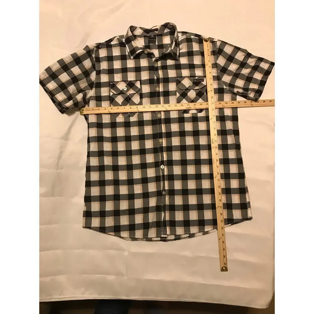 Enyce Plaid men's Y2K Vintage 3XL button down shirt Western Cowboy Streetwear - Picture 3 of 8